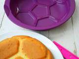 Gâteau ballon de foot avec moule silicone