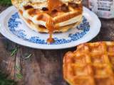 Gaufres de liège fourrées au caramel beurre salé