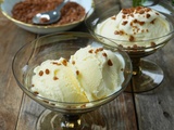 Glace vanille éclats de caramel