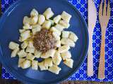 Gnocchis à la crème de champignons