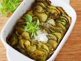 Gratin de courgettes parmigiano