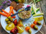 Grosse assiette à partager pour un apéro crudivore