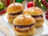 Mini burgers au foie gras et confit de figues