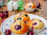 Muffins aux cerises