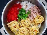 One pan pasta thon/tomates