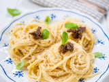 Pâtes à la Sicilienne : chapelure et anchois