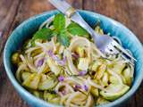 Pâtes aux courgettes