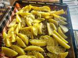 Potatoes fait-maison au parmesan et herbes de Provence