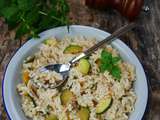 Risotto courgettes