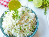 Riz citron vert et coriandre