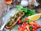 Saumon au pesto cuit au Airfryer