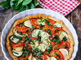 Tarte façon tian tomate et courgette