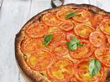 Tarte fine tomate moutarde