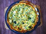 Tarte froide à la courgette et feta