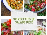 Toutes mes recettes de salades d’été