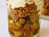 Verrines de moussaka express à l’airfryer