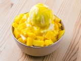 Bingsu Mangue comme au café Coréen