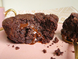 Muffins cœur coulant au chocolat keto, sans farine
