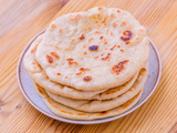Naan maison à la poêle