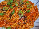 Nouilles épicées au fromage (spicy cheesy noodles)