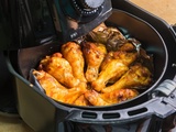 Tableau de cuisson des ingrédients au air fryer