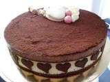 Entremets poire chocolat