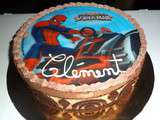 Entremets spiderman