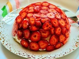 Bombe fraîcheur aux fraises