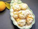 Bouchées craquelées au citron ou lemon crinkles