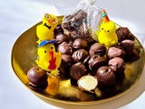 Boules de coco au chocolat