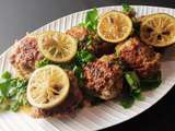 Boulettes de poulet laquées à la citronnelle