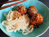 Boulettes de poulet teriyaki