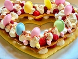 Cœur sablé de fête