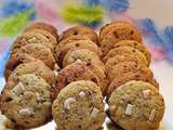 Cookies aux noisettes grillées et chocolat blanc