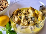Fricassée de poulet au citron et à la sauge