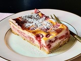 Gâteau au yaourt grec et aux framboises