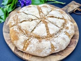 Miche fermière anglaise (cottage loaf)