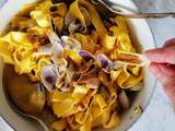 Pappardelle aux tellines et à l’aillet