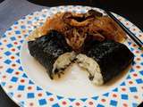 Rouleaux de poisson en feuilles de nori