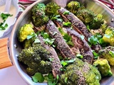 Saumon au yaourt, sumac et zaatar