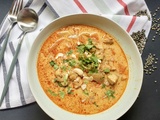 Soupe indienne au poulet