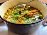 Tajine de veau aux légumes de printemps