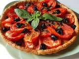 Tarte à la tomate et moutarde