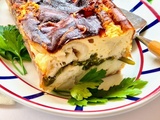 Terrine de julienne aux haricots et jambon fumé