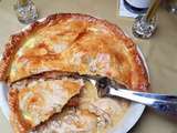 Tourtière de poularde aux girolles