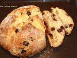 Irish soda bread...au chocolat !!! / irish soda bread...with chocolate !!! saint patrick's day