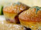 Muffins citrons verts et fruits rouges !! ma participation au mmm