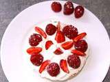 Tartelettes fruits rouges mousse de mascarpone