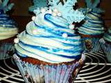 Cupcake reine des neiges