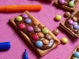 Barres chocolatées aux Smarties